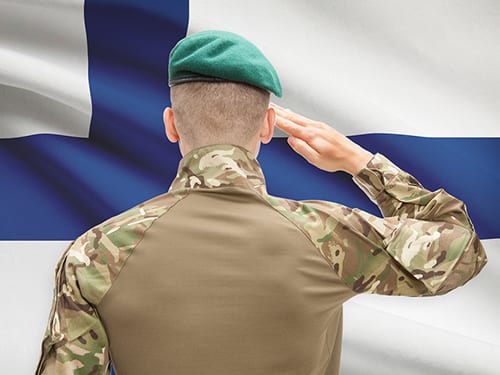 Finnish army on the meat free march - Feature Image
