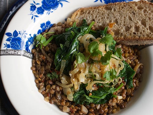 Lentils and Middle Eastern cuisine