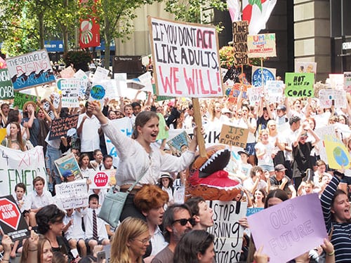 Australian schoolchildren ‘Strike 4 Climate Action’ - Feature Image
