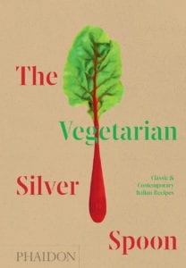 Cookbook cover of The Vegetarian Silver Spoon