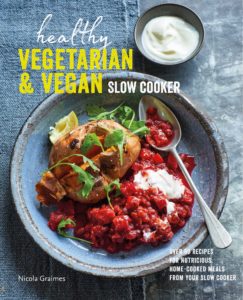 Healthy Vegetarian & Vegan Slow Cooker cookbook front cover