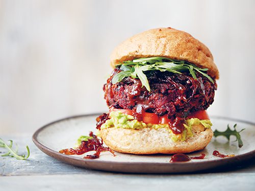 Black Bean, Oat and Beet Burger - A Well Fed Life