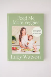 An image of the recipe book 'Feed Me More Veggies'